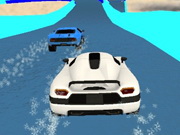 Sprint automotiva com toboágua